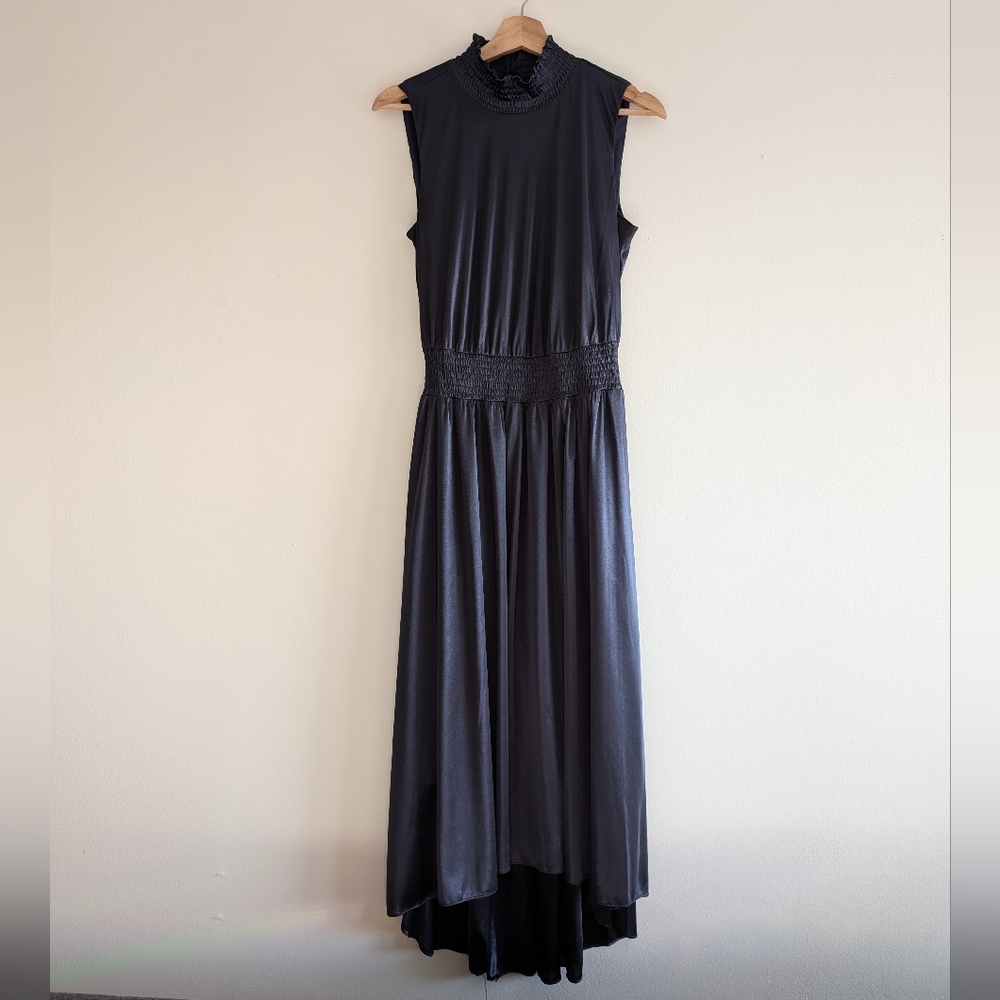 Nanette Lepore Navy Blue High Low Dress